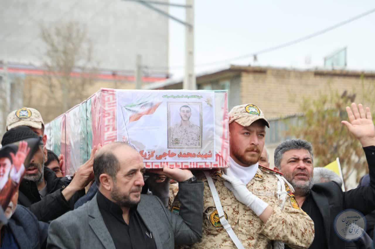 تشییع پیکر مطهر شهید محمد حاجی گزیک در ارومیه