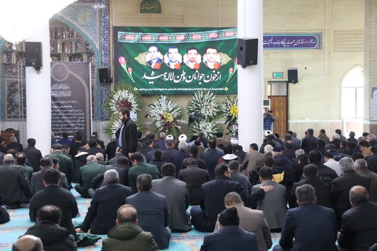 آیین گرامیداشت عروج ملكوتي چهار نفر از مجاهدان فی سبیل‌الله در ارومیه